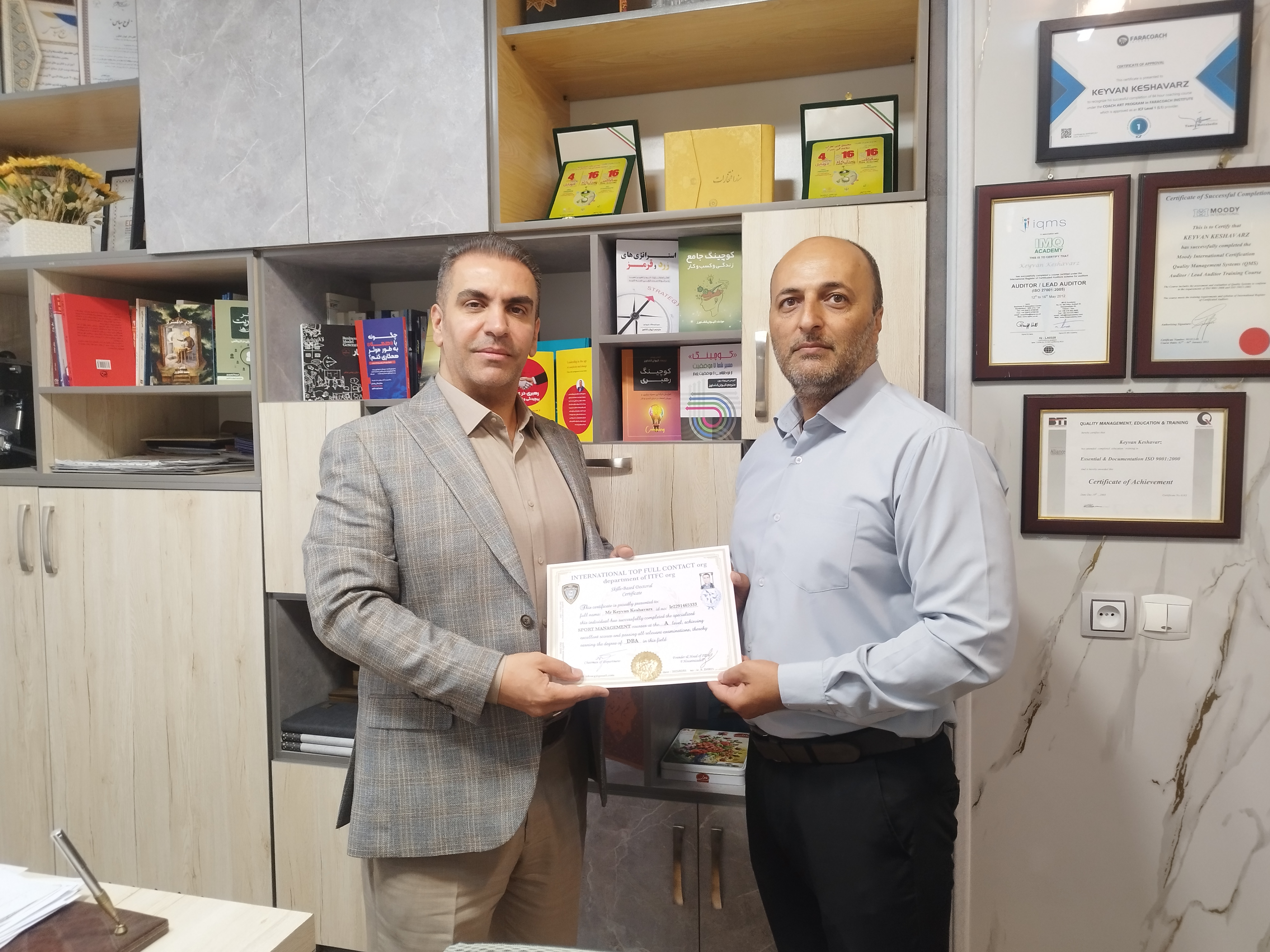 اعطای مدرک DBA مدیریت ورزشی